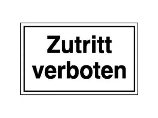 aanwijzingsbord,Verboden toegang,aluminium gemerkt,gemoffeld - 1