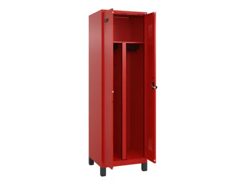 PBM-locker,HxBxD 1950x600x500mm,2vak,vak B 300mm,draaigrendel