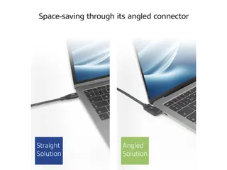 Kabel ACT USB-C hoek links/rechts USB-C hoek boven/beneden 10Gbps 1m - 3