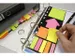 Info Sticky Notes op kaart assorti formaten / kleuren