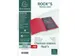 Pak van 100 dossiermappen ROCK''S 220 - 24x32cm--Blauw