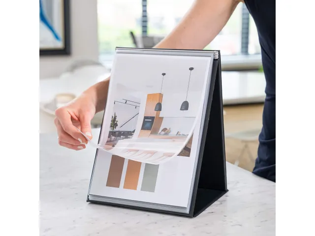 Chevalet Rillstab Modèle de table A4 Vertical 20 Pochettes