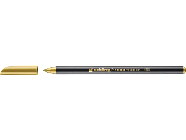 Fineliner Edding 1200 1mm or/argent 1mm blister de 2 pièces