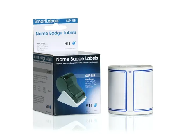 Seiko SLP-NB naamkaartjes blauw 54x70mm