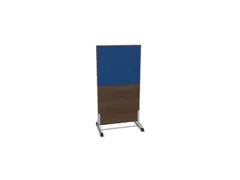 scheidingswand,HxB 1545x800mm,NV bruin hickory,BN6016-blauw