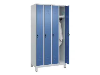 locker,HxBxD 1950x1000x500mm,4vak,vak B 250mm,draaigrendel,voeten - 3