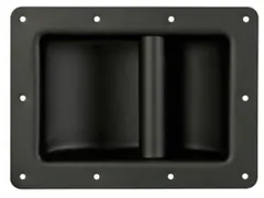 Heavy-Duty Handvat Voor Luidspreker, Zwart Metaal, 220x160mm