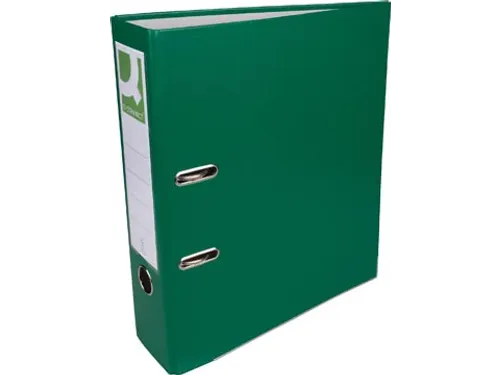 Q-connect ordner A4 PP en karton 80mm rug Groen