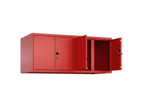 opzetkast,v. locker voor scheiding van kleding,4vak.,vak B 300mm