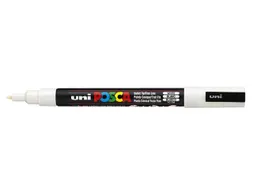 Verfstift Posca PC3M Fijne punt 0,9-1,3mm Wit