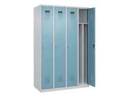 locker voor scheiding van kleding,HxBxD 1850x1200x500mm,4vak