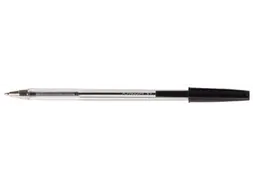 Balpen Met Dop Medium Punt 1.0mm Zwart