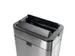 9504094 Afvalbak +voetpedaal MAULwing 40L edelstaal 45.6x27.7x66.7cm