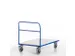 chariot avec barre de poussée force 500kg plateau Lxl 1200x800mm