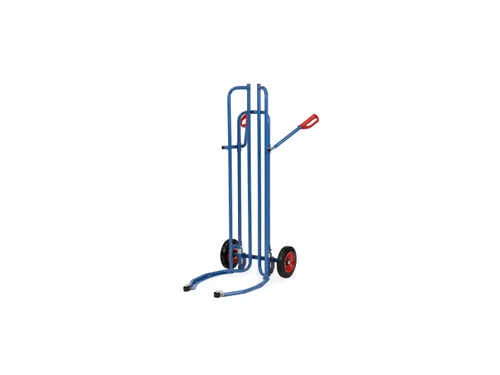 Banden steekwagen 2034A met aanlooprollen 200kg RAL5007