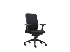 Ergonomische Bureaustoel Zwart LX111 Comfort Arbo Goedgekeurd EN1335