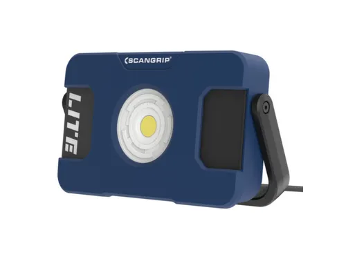 bouwlamp,behuizing kunststof,COB-led,1750-3500lumen,powerbank,support