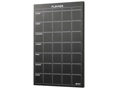 Krijtbord Naga 40x60cm zwart magnetisch weekplanner GB