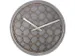 Horloge murale NeXtime 'Concreto Love' Ø39,5cm polyrésine/bois gris