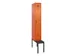 locker met bank,voor scheiding van kleding,HxBxD 2120x300x815mm,1vak