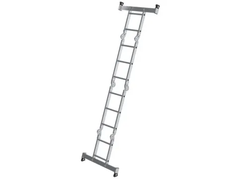 multifunctionele vouwladder,2x2/2x3,sporten,balk L 2,85m,aluminium