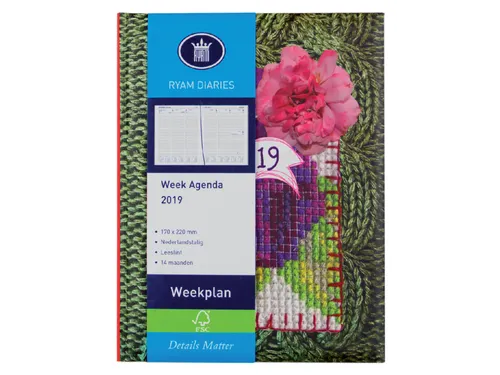 Agenda 2027 Ryam Weekplan limited edition 7dagen/2pagina's assorti