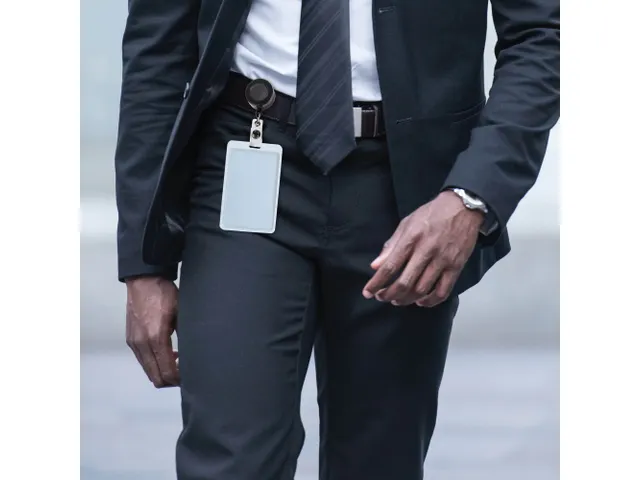 Enrouleur Opus 2 avec lanière Noir