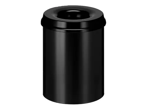 Papierbak met Vlamdover 15 liter 26cm x36cm Zwart