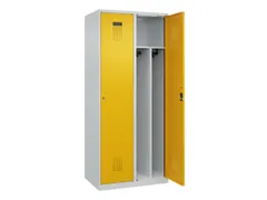 locker voor scheiding van kleding,HxBxD 1850x800x500mm,2vak