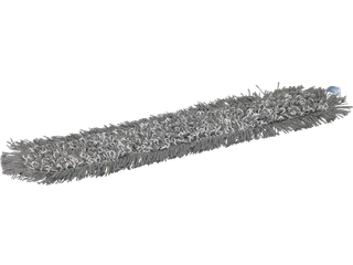 ErgoClean 549660 DAMP 43 mop 60cm vochtig microvezel grijs-wit - 1
