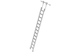 verrijdbare stellingladder,balk L 3,45m,v. H tot 3,54m,13,treden