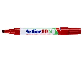 Viltstift Artline 90 schuin 2-5mm rood - 1