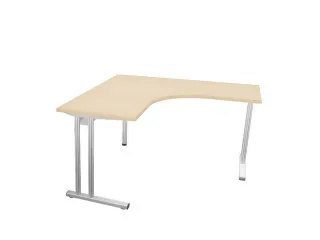 bureau in vrije vorm,HxBxD 740x1400x1400mm,vrije vorm,NE-esdoorn - 3