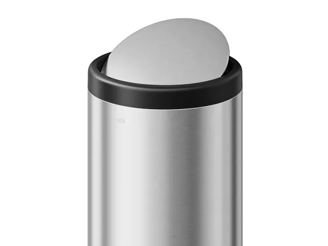 Afvalbak Villa Swing Top Bin 40 liter Mat RVS