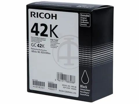 Cartouche D'encre 405836 Ricoh Gel Sg K3100dn Noir