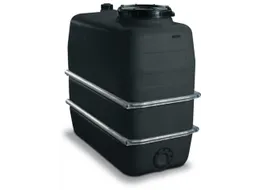 Opslagtank Ruimtebesparend Pe Hxlxb 1400x1400x720mm 1100 Liter Zwart