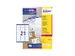 adresetiket Avery QuickPeel 63,5x38,1 wit 40 vel 21etiketten per vel