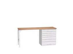 werkbank,HxBxD 930x2000x600mm,multiplexblad,2voeten/1container
