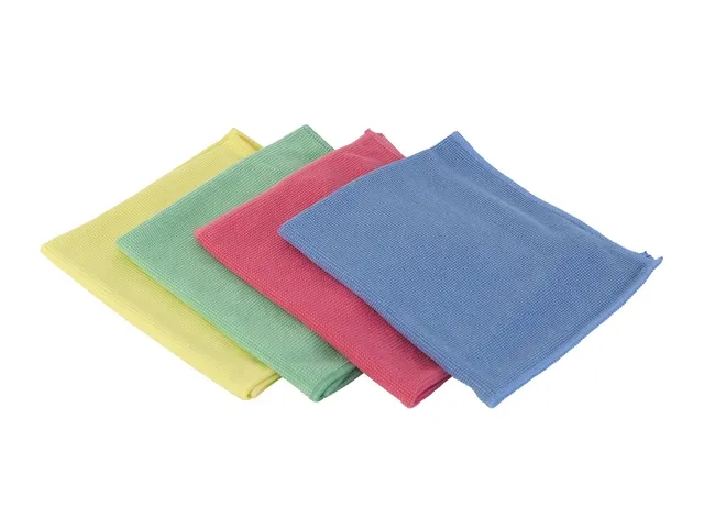 Microvezeldoek Cleaninq prof 40x40cm geel 10 stuks