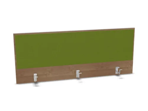 opzetpaneel,v. bureau,aanbouw achter,B 1400mm,NT-cherry,BN7048-groen