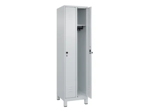 locker,HxBxD 1950x500x500mm,2vak,vak B 250mm,draaigrendel,voeten
