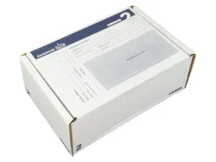 postpakketdoos 2 Raadhuis 200x140x80mm wit bedrukt 5 stuks