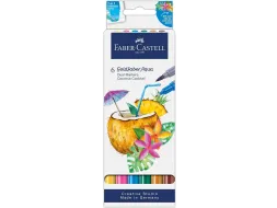 Duo aquarelmarker Faber-Castell Goldfaber kartonetui 6 stuks Coconut