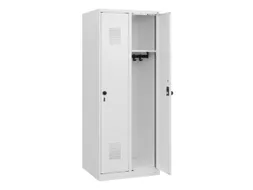 schoollocker,HxBxD 1530x600x500mm,2vak,vak B 300mm,draaigrendel