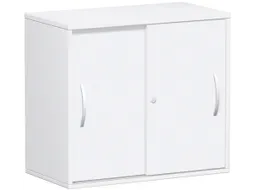 schuifdeurkast,HxBxD 720x800x425mm,1xhouten vloer,2ordnerhoogte