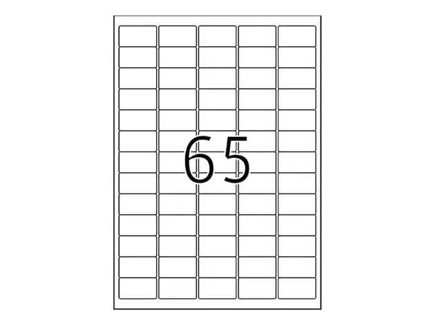 Xerox Multi-use Labels wit permanent 38x21mm 003R93177 6500 stuks
