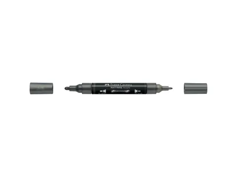 Acrylmarker Faber-Castell Multimark 297 steel metallic