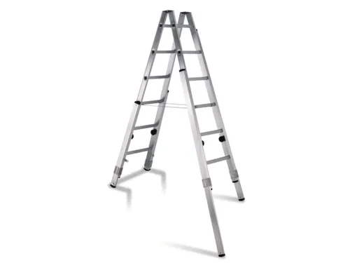 Bokladder Verstelbaar 1.80m 2x6sporten Verstelbereik 40-130/185cm