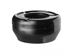 Terrasasbak melamine 12cm Zwart