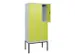 dubbeldekse locker,HxBxD 2120x900x500mm,3x2vak.,vak B 300mm,cil.-slot